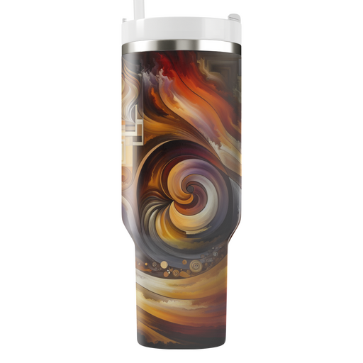 Dreamscape Harvest - An Abstract Autumn Festival  Personalized Tumblers