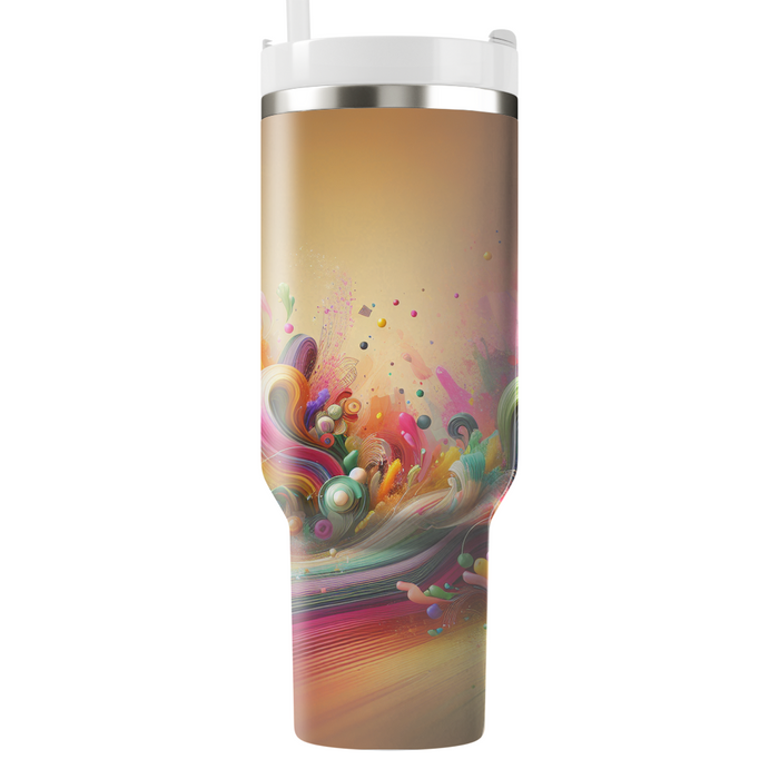 Serene Spring - Holi Celebration  Tumbler Cups