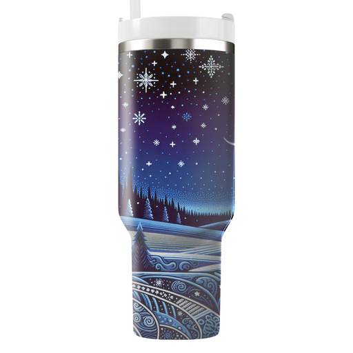 Winter Midnight  Travel Tumblers