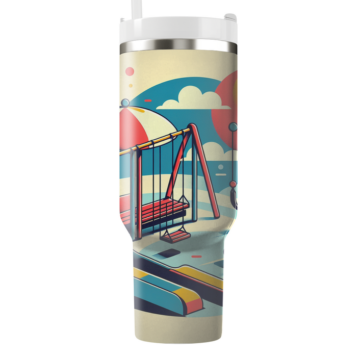 Retro Playground Travel Tumblers