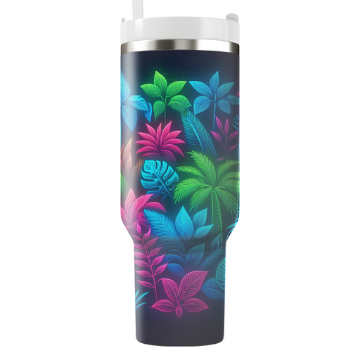 Neon Jungle Vibes  Custom Tumblers