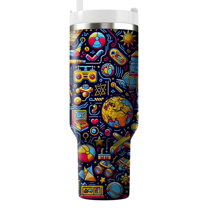 80s Adventure Land  Insulated Tumblers