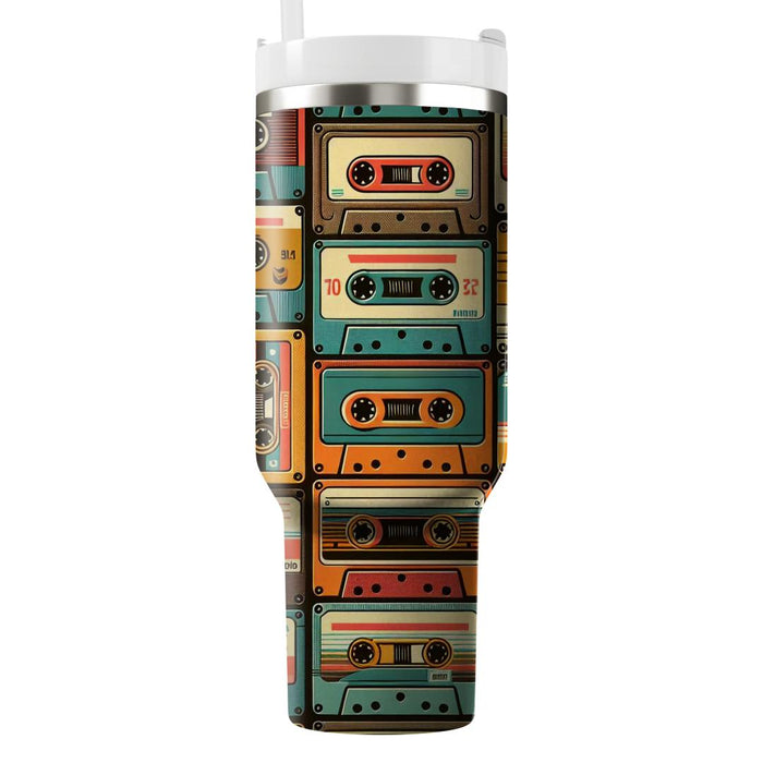 Vintage Cassette Vibes  Custom Tumblers