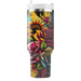 Artistic Floral Graffiti  Unique Tumblers