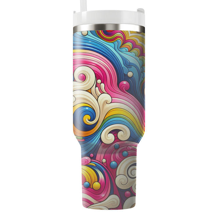 Tie-dye Splash  Travel Tumblers