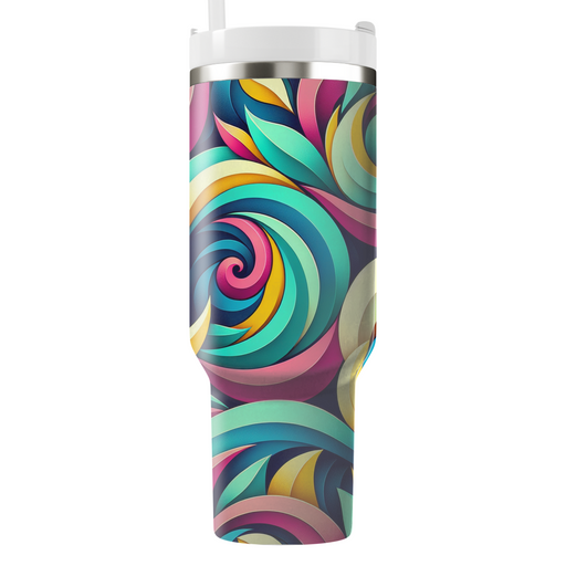 Spiral Petal Fantasy  Tumbler Cups