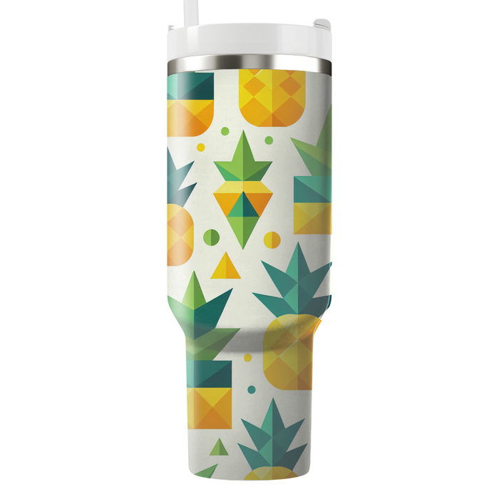 Tropical Pineapple Pattern  Insulated Tumblers