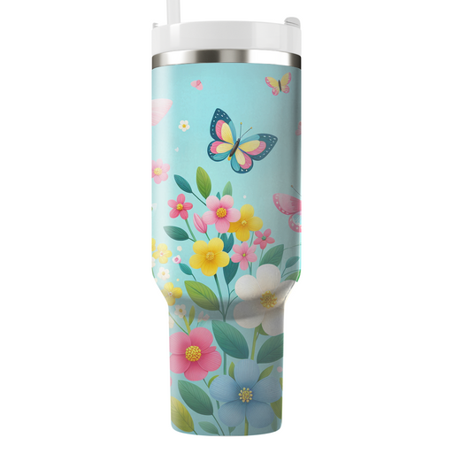 Whimsical Garden - A Spring Festival  Travel Tumblers