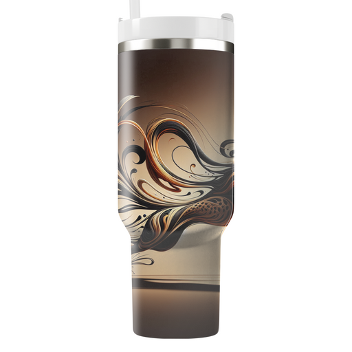 Abstract Cheetah Speed  Tumblers With Lids