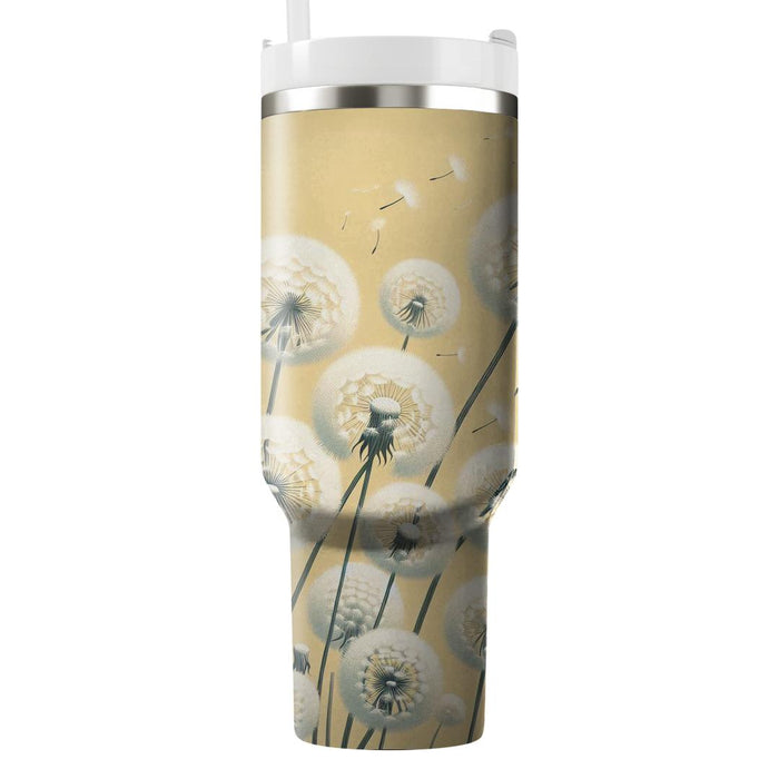 Whimsical Dandelion Fields  Decorative Tumblers