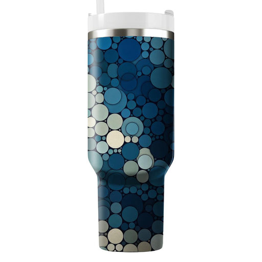 Abstract Bubble Pattern  Personalized Tumblers