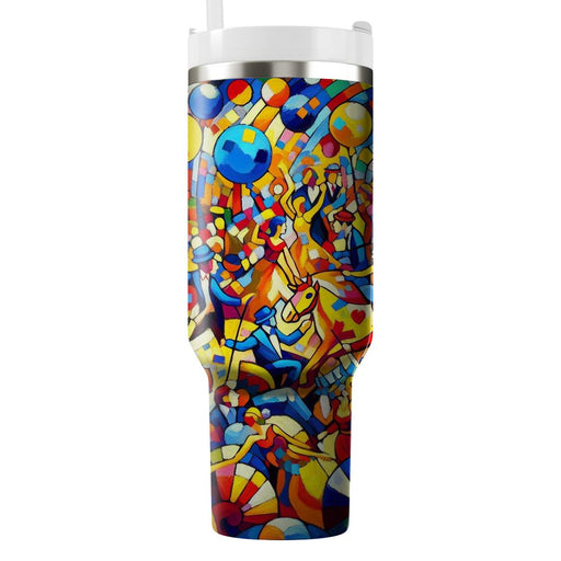 Festival Of Whimsy - A Joyful Carnival  Personalized Tumblers