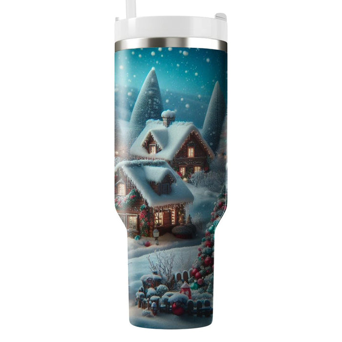 Winter Cozy Holiday Cheer  Tumbler Cups