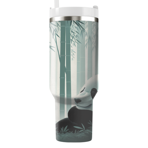 Gentle Panda Zen  Tumblers With Lids