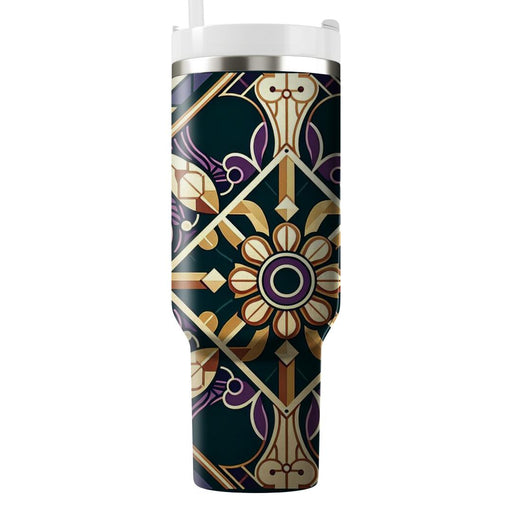 Vintage Paisley Pattern  Travel Tumblers