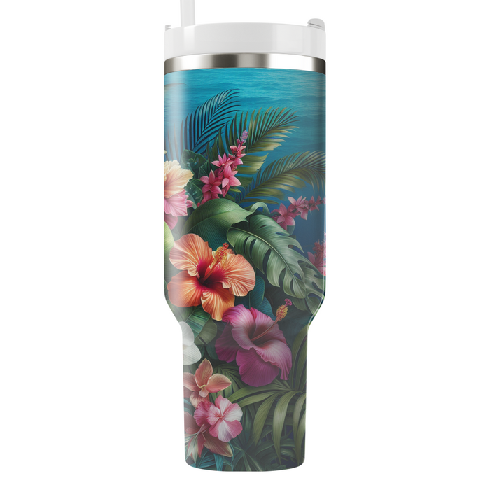 Exotic Floral Harmony  Custom Tumblers