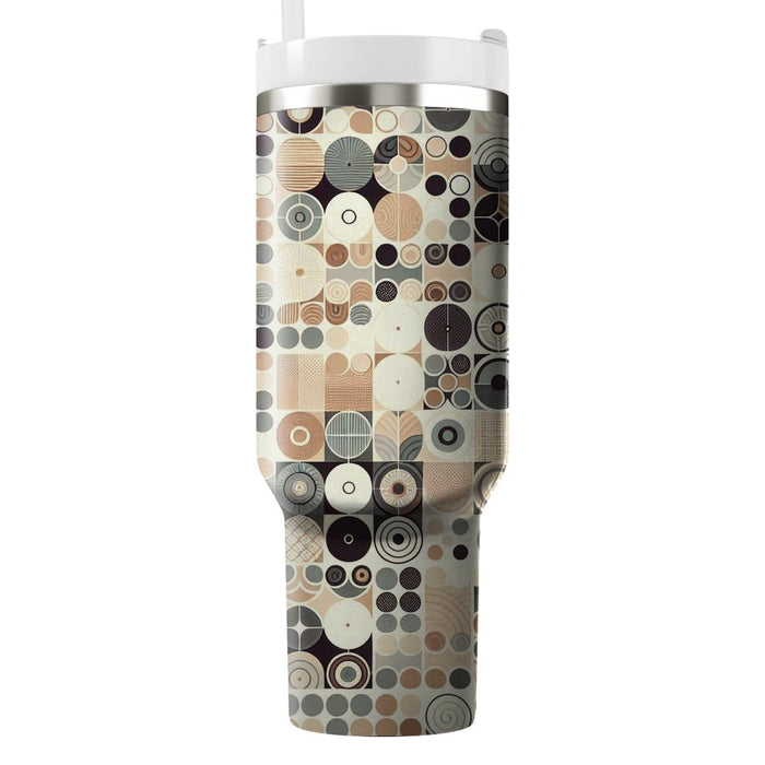 Zen Circle Mosaic  Insulated Tumblers