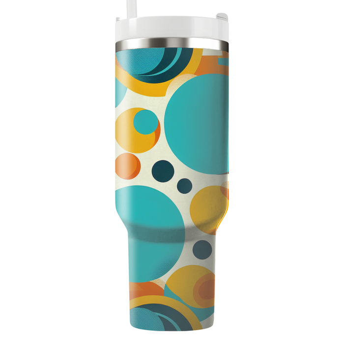 Retro Circle Pop Tumbler Cups