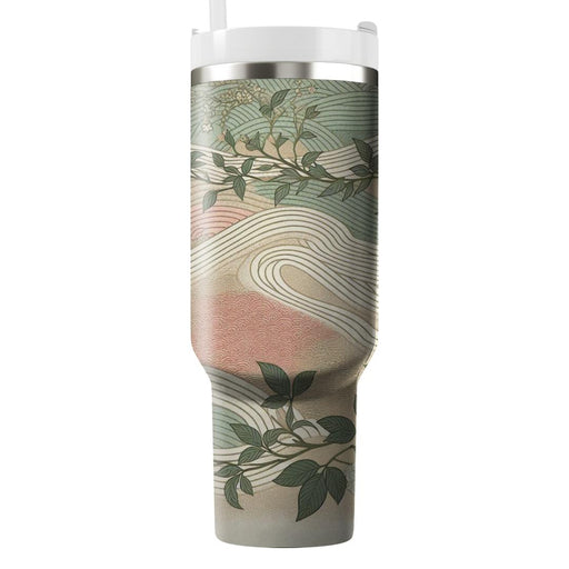 Zen Garden Blooms  Personalized Tumblers