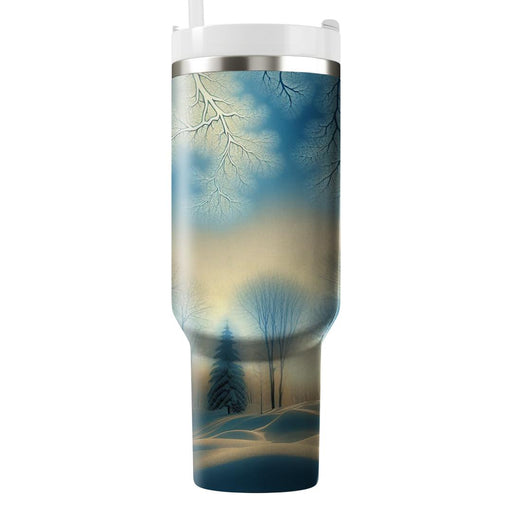 Winter's Morning Calm  Travel Tumblers