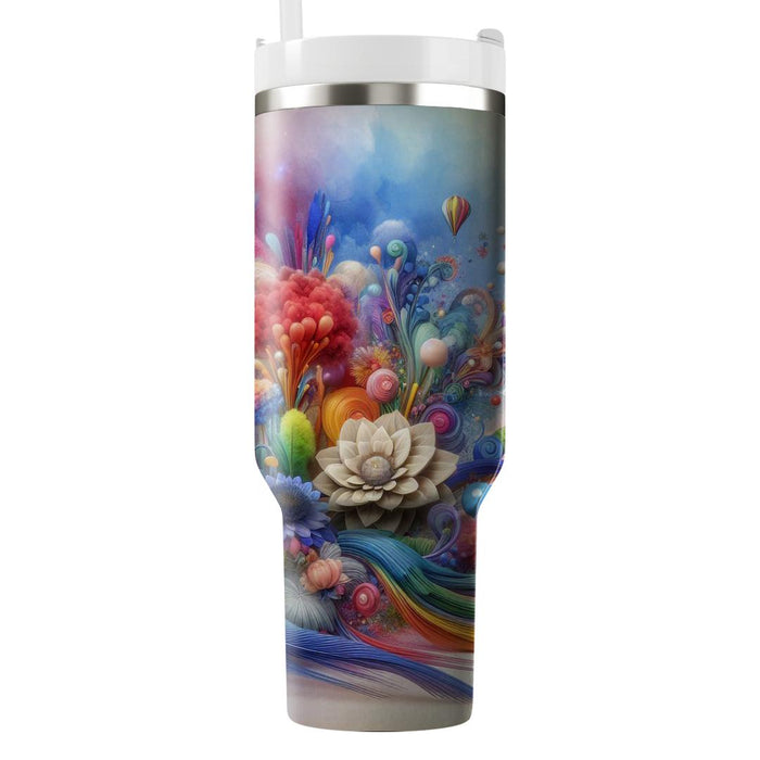 Blooming Fantasy  Tumbler Cups