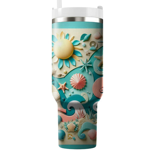 Sunkissed Shores - Coastal Celebration  Unique Tumblers