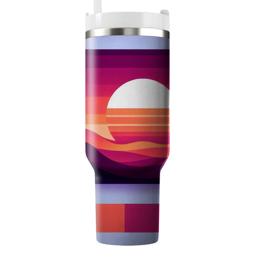 Vibrant Sunset Patterns  Insulated Tumblers