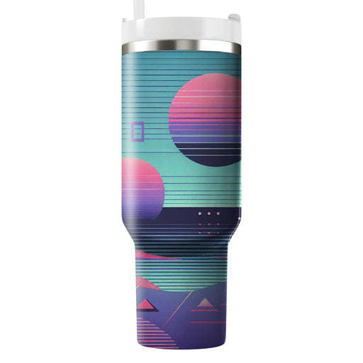 Vaporwave Utopia  Custom Tumblers