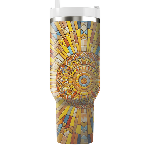 Bright Mosaic Sunshine  Custom Tumblers