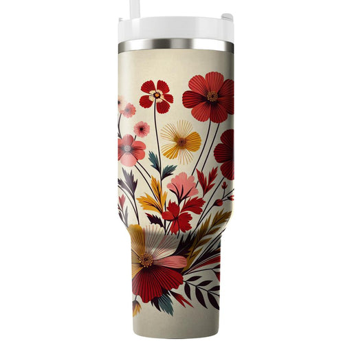 Wildflower Wonder  Personalized Tumblers