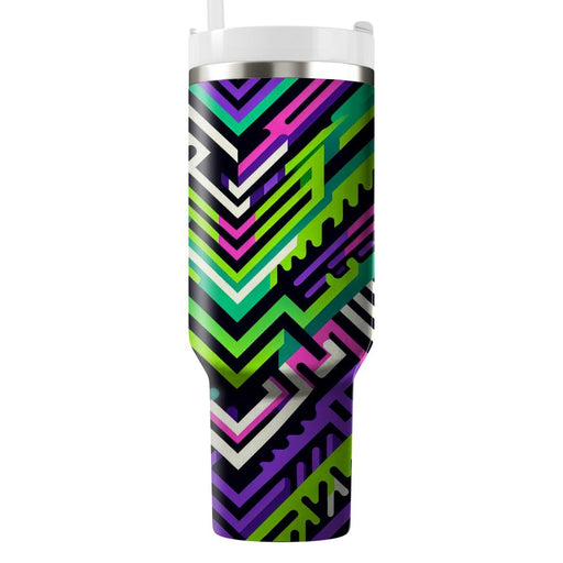 Funky Zigzag Jazz  Unique Tumblers