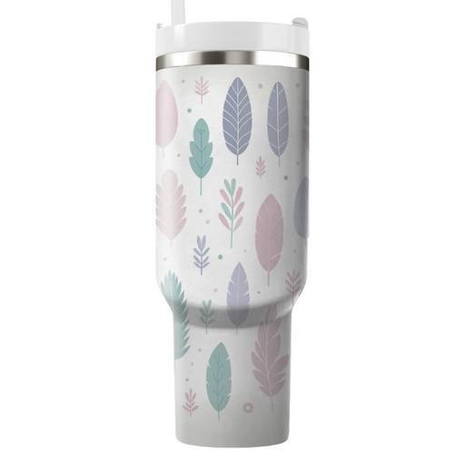 Whimsical Feather Pattern  Unique Tumblers