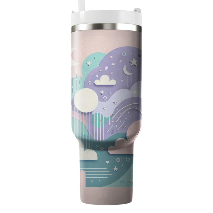 Retro Pastel Dreams  Decorative Tumblers