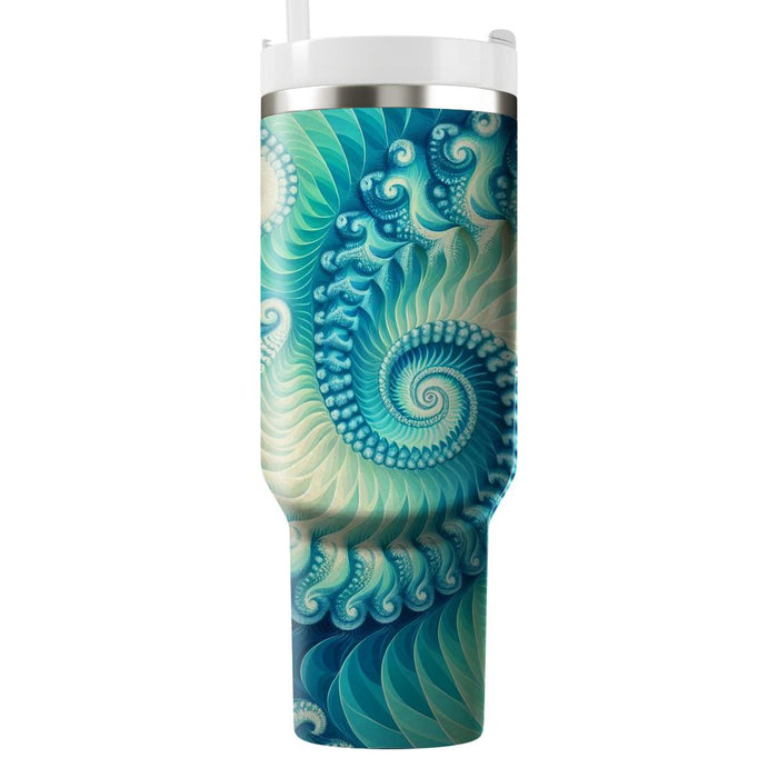 Fractal Spiral Dream  Custom Tumblers