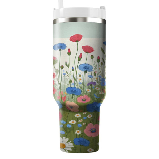 Wildflower Meadow Delight  Personalized Tumblers