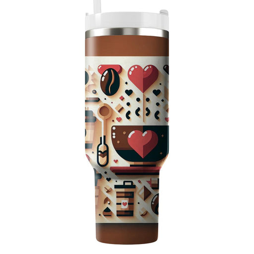 Caffeine And Kindness  Personalized Tumblers