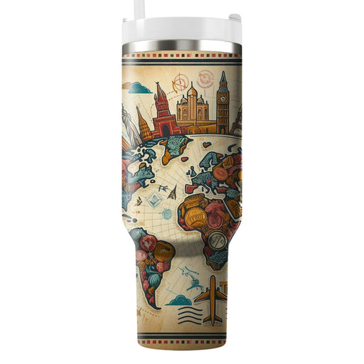 Wanderlust - Travel Day  Unique Tumblers