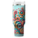 Groovy Floral Swirl  Tumbler Cups