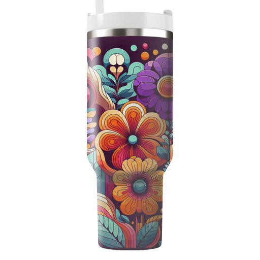 Psychedelic Garden Oasis Decorative Tumblers