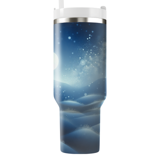 Winter Snowy Night  Tumblers With Lids