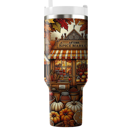 Autumn Spice Market  Tumblers With Lids