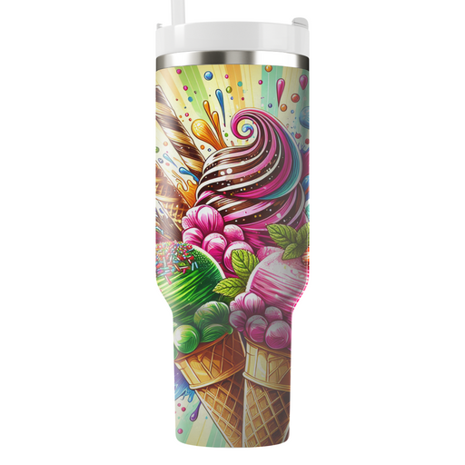 Summer Ice Cream Dream  Personalized Tumblers