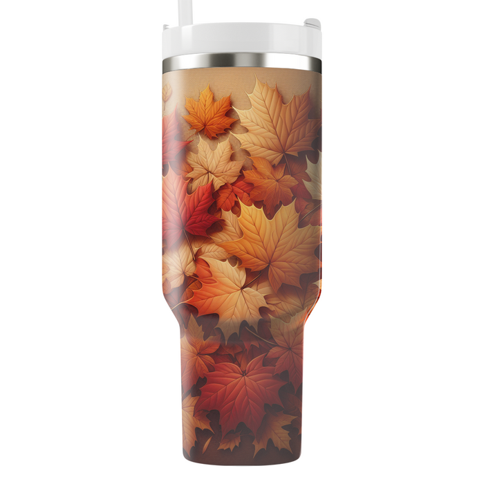 Autumn Maple Delight  Personalized Tumblers