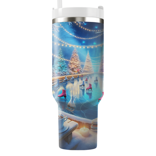 Winter Ice Skating Bliss  Personalized Tumblers