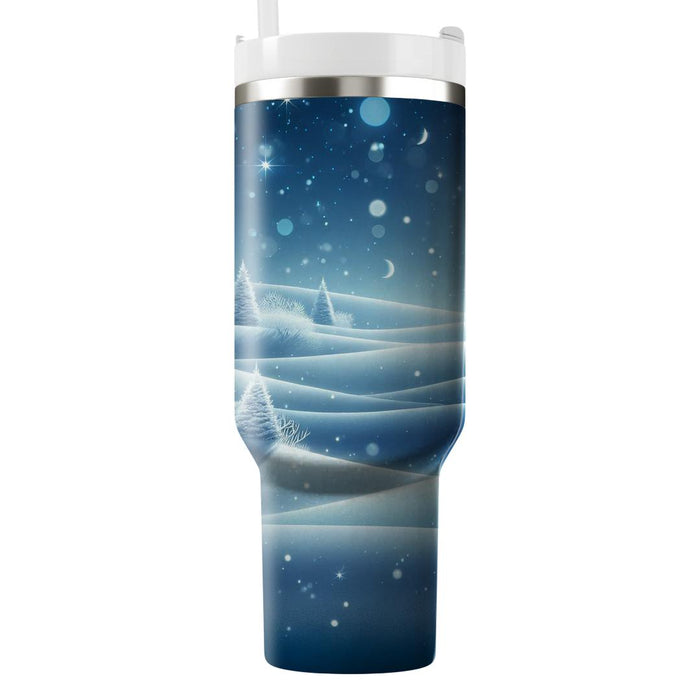 Winter Snowy Night Dreams  Unique Tumblers