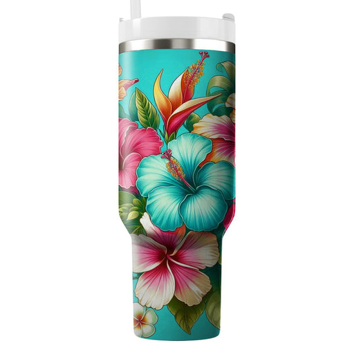 Tropical Flower Delight  Insulated Tumblers