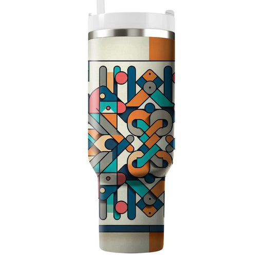 Fun Geometric Puzzle  Travel Tumblers