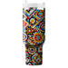 Geometric Kaleidoscope Burst  Custom Tumblers