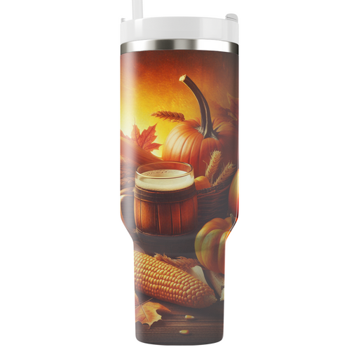 Autumn Harvest Charm  Tumbler Cups