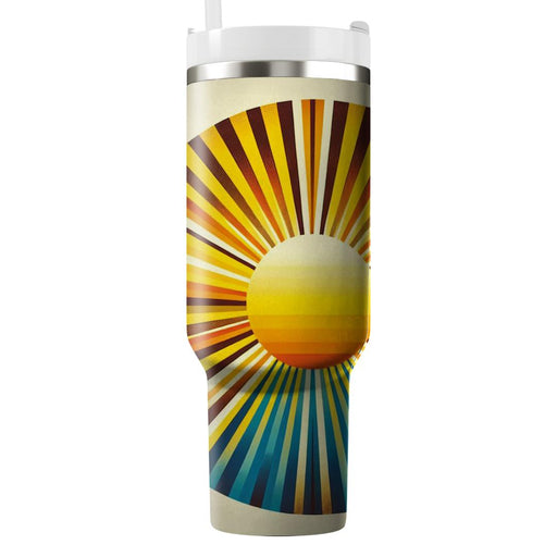 Sunny Daze Retro  Travel Tumblers